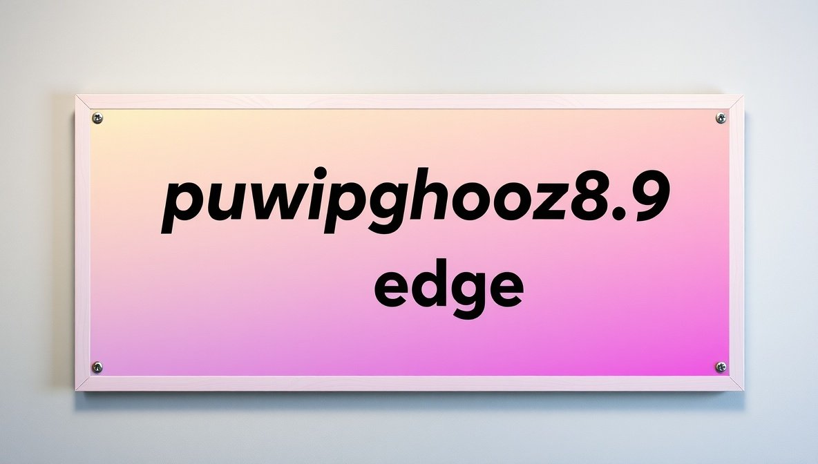 to know about puwipghooz8.9 edge